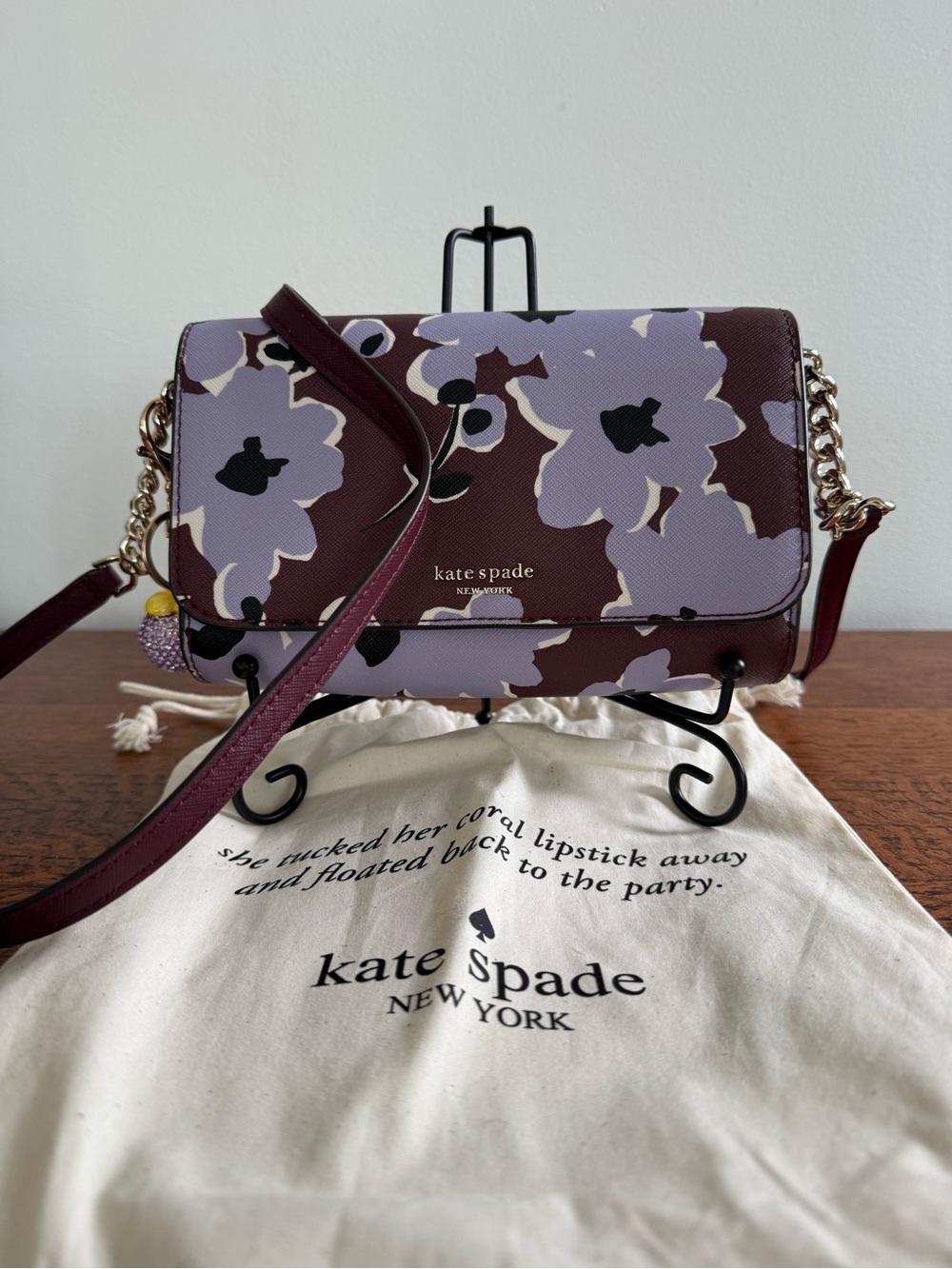 Kate Spade Cameron Small Flap Crossbody - Wildflower Bouquet - w/Dust Bag